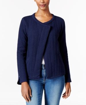 Calvin Klein Jeans Open-front Quilted Jacket