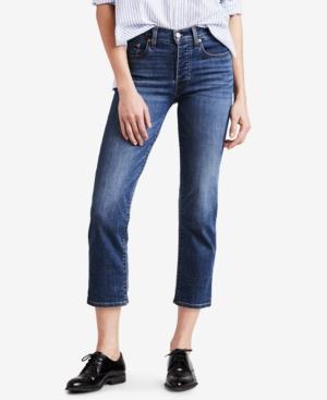 Levi's Wedgie Straight-leg Cropped Jeans