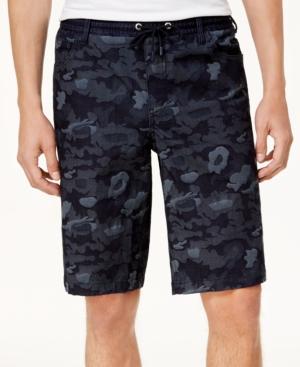 Armani Exchange Men's Textured Camo Shorts