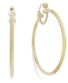 Sis By Simone I Smith Diamond-cut Hoop Earrings In 14k Gold Vermeil Over Sterling Silver