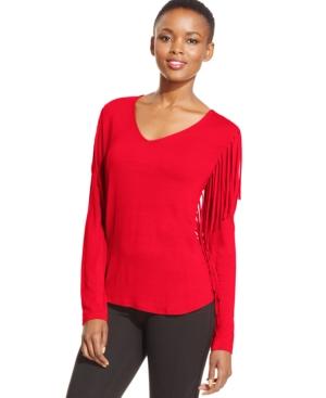 Jpr Long-sleeve Fringe Top