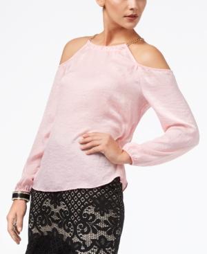 Thalia Sodi Cold-shoulder Chain-embellished Top, Created For Macy's