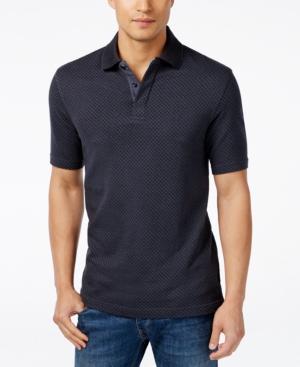 Tasso Elba Men's Jacquard Polo Shirt, Only At Macy's