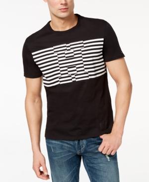 Tommy Hilfiger Men's Illusion Stripe Logo-applique T-shirt