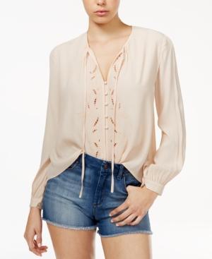 Astr Madina Tie-neck Blouse