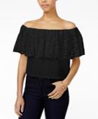 Rachel Rachel Roy Lace Off-the-shoulder Top, Only At Macy's