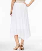 Thalia Sodi Lace-waist Handkerchief-hem Skirt, Created For Macy's