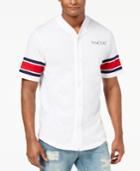 American Rag Men's Stripe-sleeve Baseball Shirt, Created For Macy's