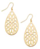 Charter Club Gold-tone Filigree Drop Earrings, Created For Macy's