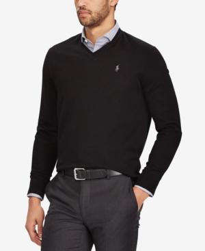 Polo Ralph Lauren Men's V-neck Merino Wool Sweater
