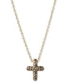 Judith Jack 14k Gold-plated Marcasite Cross Pendant Necklace