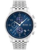 Boss Hugo Boss Men's Chronograph Navigator Stainless Steel Bracelet Watch 44mm 1513498
