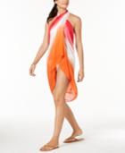 Calvin Klein Ombre Cover-up & Scarf In One