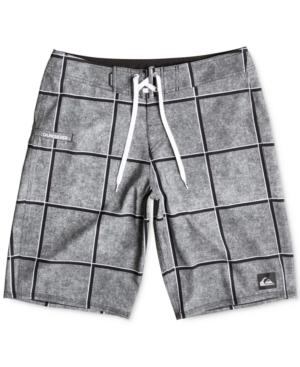 Quiksilver Men's Electric Stretch Windowpane Check Boardshorts