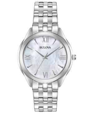 Bulova Women's Classic Stainless Steel Bracelet Watch 34mm