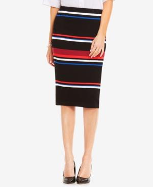 Vince Camuto Striped Pencil Skirt