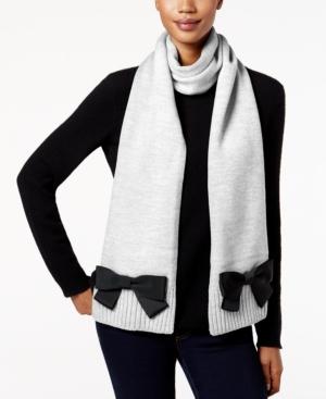 Kate Spade New York Grosgrain Bow Knit Scarf
