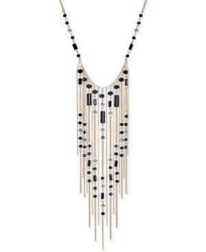 Inc International Concepts Stone Fringe Necklace, Only At Macy's