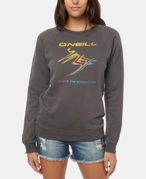 O'neill Juniors' Throwback Graphic-print Fleece Sweatshirt