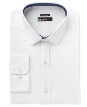 Bar Iii Men's Wear Me Out Slim-fit Stretch Easy Care Dress Shirt, Only At Macy's