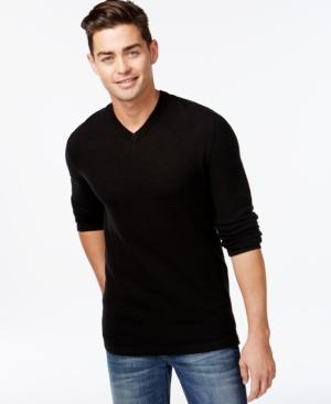 Inc International Concepts Zirconia Tonal Stripe Merino Blend Sweater
