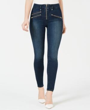 Guess Skinny Moto Zip Jeans