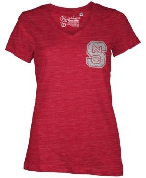 Royce Apparel Inc Women's North Carolina State Wolfpack Logo T-shirt