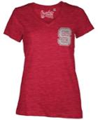 Royce Apparel Inc Women's North Carolina State Wolfpack Logo T-shirt