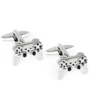 Sutton By Rhona Sutton Men's Silver-tone Game Controller Cufflinks