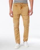 Guess Men's Tapered Cropped Twill Pants