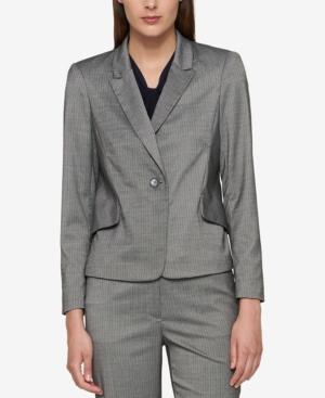 Tommy Hilfiger Pinstriped One-button Jacket