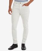 Kenneth Cole New York Men's White Weft Skinny-fit Jeans