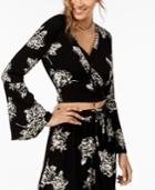 American Rag Juniors' Bell-sleeve Blouse, Created For Macy's