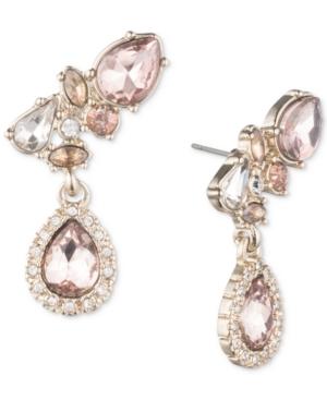 Givenchy Gold-tone Crystal Climber Drop Earrings