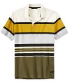 Sean John Men's Colorblocked Striped Polo, Only At Macy's