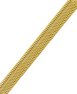 Woven Mesh Bracelet In 14k Gold