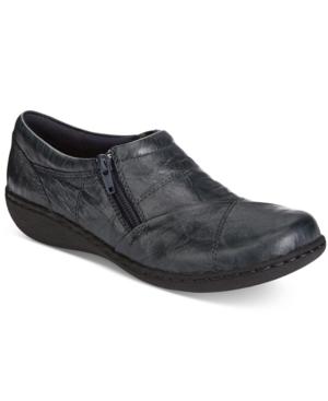 Clarks Collection Women's Fianna Ellie Side-zip Flats Women's Shoes