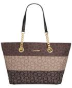 Calvin Klein Florence Top-zip Small Signature Tote