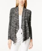 Eileen Fisher Long-sleeve Angled Cardigan