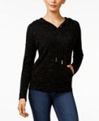 Charter Club Cashmere Donegal Hoodie, Only At Macy's
