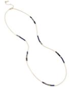 Kenneth Cole New York Gold-tone Long Beaded Statement Necklace