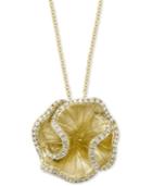 Effy Diamond Petal 18 Pendant Necklace (3/4 Ct. T.w.) In 14k Gold