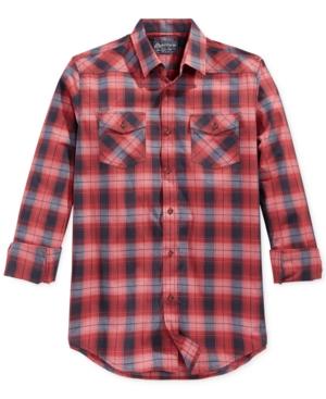 American Rag Berlin Long-sleeve Plaid Shirt