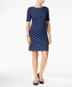 Karen Scott Dot-print Dress, Created For Macy's