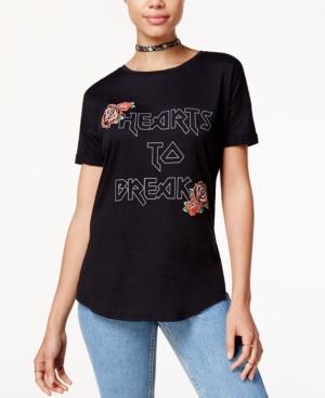 Freeze 24-7 Juniors' Lace-up-back T-shirt