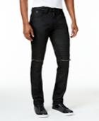 Guess Men's Black Winslow Moto Jeans