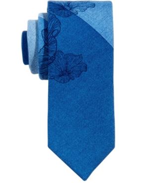Bar Iii Men's Kennebunk Floral Skinny Tie, Created For Macy's
