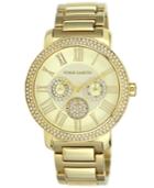 Vince Camuto Watch, Women's Gold-tone Stainless Steel Bracelet 42mm Vc-5000chgb