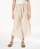 American Rag Juniors' Striped Wide-leg Pants, Created For Macy's