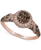 Le Vian Chocolatier Diamond Ring (1-1/6 Ct. T.w.) In 14k Rose Gold